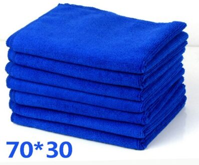 2 Stuks Microfiber Handdoek Schoonmaakdoekje Quick Droge Handdoek Absorberende Schuursponsje Car Auto Wash Clean Tool 70*30 cm