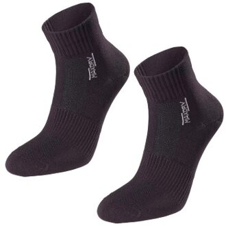 2 stuks Mid Cut Socks Women Zwart,Wit - Maat 37/40