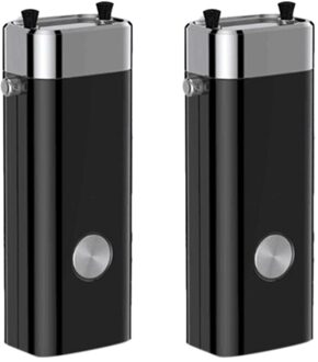 2 Stuks Mini Draagbare Negatieve Ionen Luchtreiniger Ketting Hanger Student Kinderen Mini Ketting Luchtreiniger zwart