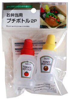 2 Stuks Mini Tomaat Ketchup Fles Draagbare Kleine Saus Container 72Ovely Reizen Picknick Salade Flessen Home Kitchen Bar Benodigdheden
