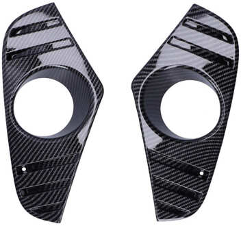 2 Stuks Mistlamp Lamp Covers Sierlijsten Carbon Fiber Stijl Fit Voor Toyota RAV4