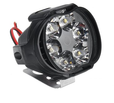 2 Stuks Motorfietsen Koplamp Wit 8W Super Heldere 6 Led Werken Spot Light Motorbike Fog Lamp 12V Led scooters Spotlight