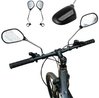 2 Stuks Mountainbike Road Fiets Achteruitkijkspiegel Fietsen Fiets Stuur Spiegel Flexibele Veilige Fiets Accessoires 805