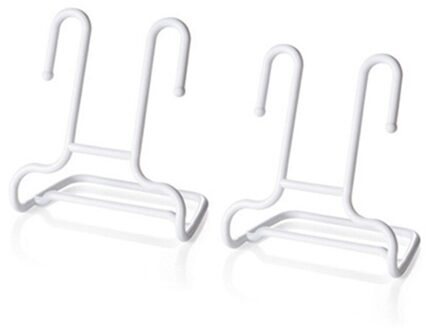 2 STUKS Multifunctionele Schoenenrek Stand Hanger Kinderen Kids Schoenen Plank Droogrek 2 In 1 Opknoping Of staande Magazijnstellingen Hanger 01