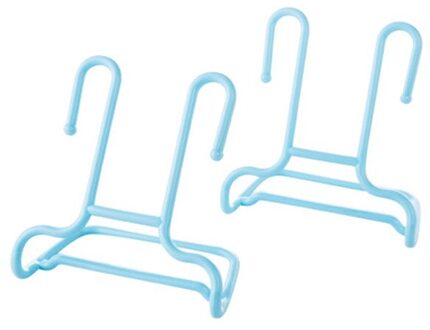 2 STUKS Multifunctionele Schoenenrek Stand Hanger Kinderen Kids Schoenen Plank Droogrek 2 In 1 Opknoping Of staande Magazijnstellingen Hanger 03