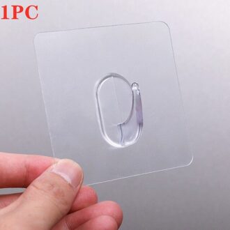 2 Stuks Muur Opslag Haak Punch-Gratis Stekker Socket Houder Keuken Stealth Haak Muur Lijm Hanger Badkamer Lijm hanger F