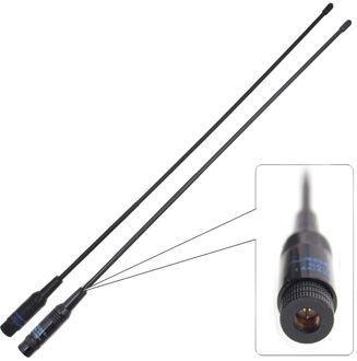2 Stuks Nagoya NA-771 Sma Mannelijke SMA-M Dual Wide Band Flexibele Antenne Vhf/Uhf 144/430Mhz Twee manier Radio Tyt TH-UV8000d Etc