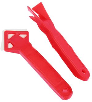 2 Stuks Negatieve Hoek Schraper Venster Doorglass Kit Remover Spreader Spatel Tool Vloertegel Cleaner Verwijdering Van Resterende Rubber