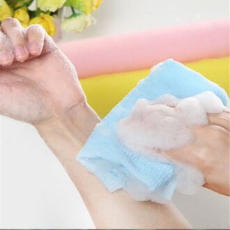 2 Stuks Nylon Mesh Badhanddoek Spons Body Skin Cleaning Wassen Scrubber Peeling Doek Gezicht Body Cleaner Badkamer Accessoires
