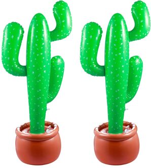 2 Stuks Opblaasbare Party Accessoire Boom Prop Voor Hawaiian Luau Party Zomer Thema Partij Decoratie