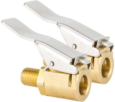 2 stuks Opblaasbare pomp zuiver koperen mondstuk snelkoppeling auto luchtpomp accessoires snelle conversie hoofd 8MM