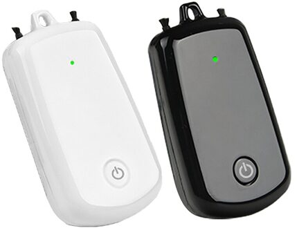 2 Stuks Opknoping Nek Luchtreiniger, Mini Draagbare Mode Persoonlijke Wearable Usb Negatieve Ionen Luchtreiniger