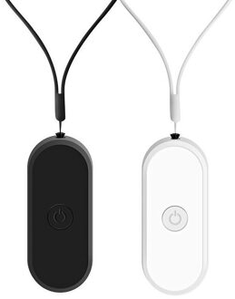 2 Stuks Opknoping Nek Luchtreiniger, Stijlvolle Persoonlijke Wearable Usb Opladen Mini Draagbare Negatieve Ionen Luchtreiniger