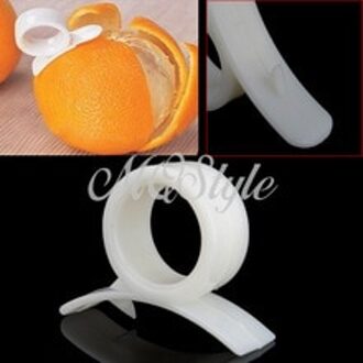 2 stuks Oranje Opener Peeler Cutter Plastic Citroen Fruit Skin Remover