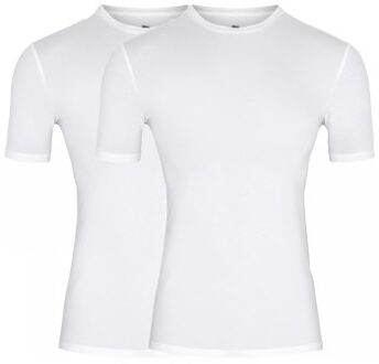 2 stuks Organic Cotton T-shirt Zwart,Wit - Small,Medium,Large,X-Large,XX-Large