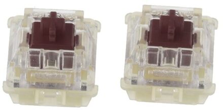 2 Stuks Originele Smd Rgb Cherry Mx Switches 3pin Voeten Brown Switch Mechanische Toetsenbord Clear Schakelaar