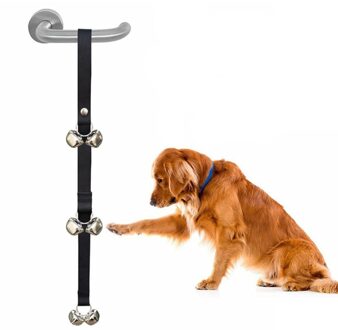 2 STUKS Pet Dog Training Bel Hond Deurbel Touw voor Honden Katten Verstelbare Huis Training Communiceren Alarm Deurbel rood