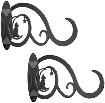 2 Stuks Plant Beugel, Decoratieve Planten Hangers Outdoor, Muur Haken Voor Opknoping Vogel Feeder, Lantaarns, Ect