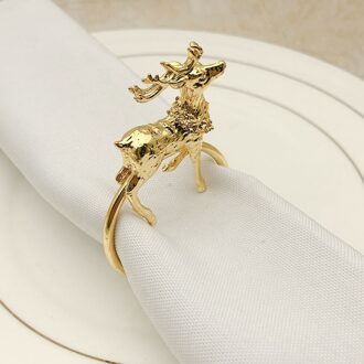 2 Stuks Prachtige Servet Houder Versiering Huishouden Rendier Servetten Ringen