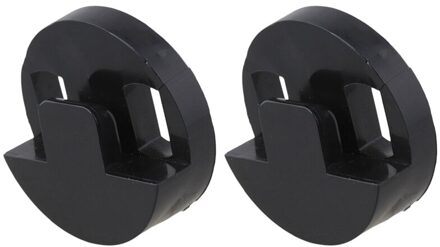 2 Stuks Professionele Cello Zwart Ronde Dubbele Gat Mute Rubber Ronde Tourte Stijl Cello Mute
