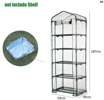 2 Stuks Pvc Tuin Kas Schuur Plant Cover Groeien Zak Groeien Huis Corrosiebestendig Cover Anti-Uv Green Home Landbouw gereedschap 2stk 187X49X69CM