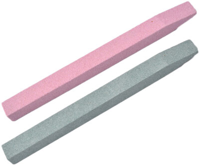 2 Stuks Quartz Scrub Nail File Cuticle Verwijderen Stok Nail Art Slijpen Stone Exfolieer Carving Pusher Manicure Care Tool