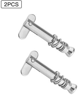 2 STUKS Quick Release Pin Voor Boot Marine Rvs Veiligheid Stop Pin Voor Boot Dek Scharnier Pin Fittings Band keten