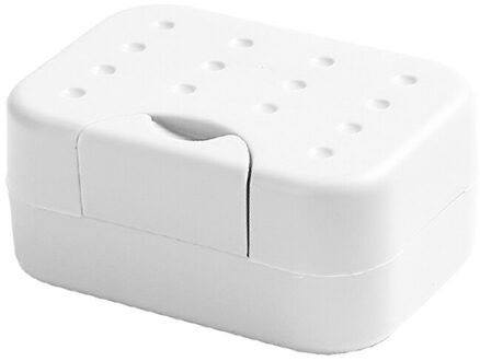 2 stuks Reizen Zeepbakje Box Case Houder voor Thuis Of Travelling Eenvoudige Reiniging Blauw/Wit/Grijs /roze Zeep Dozen Ivoor