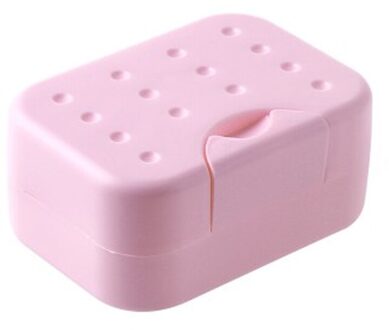 2 stuks Reizen Zeepbakje Box Case Houder voor Thuis Of Travelling Eenvoudige Reiniging Blauw/Wit/Grijs /roze Zeep Dozen
