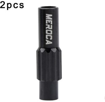 2 Stuks Remkabel Gear Shift Lijn Connector Passen Behuizing Cap Adapter Regulator Cnc Aluminium Mtb Fiets Road Fiets zwart