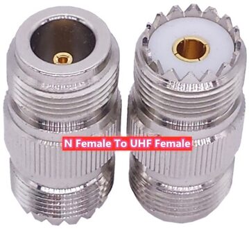 2 Stuks Rf Coaxiale Adapter Uhf PL259 SO239 Naar N Male Plug & Vrouwelijke Jack Connector Hoge Quanlity NF-UHFF