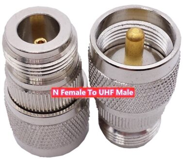 2 Stuks Rf Coaxiale Adapter Uhf PL259 SO239 Naar N Male Plug & Vrouwelijke Jack Connector Hoge Quanlity NF-UHFM