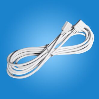 2 Stuks Rgb Licht Bar Decoratie Licht Gebruik Verlengsnoer Kleurrijke Licht Bar Aansluiting Spuitgieten Kabel (Wit)