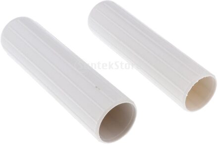 2 Stuks Roeispaan Peddel Handvat Pvc Hoofd Onderdelen Kano Kajak Vissersboot Opblaasbare Boot Rubberboot Vlot Accessoires wit