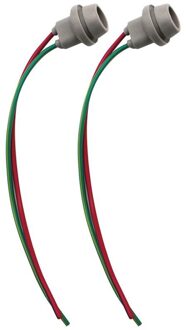 2 Stuks Rubber Lampvoet Socket Auto Lamphouder Lamp Adapter Auto Accessoires