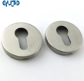 2 stuks Rvs 304 Ronde Euro Profiel Cilinder Rozet, deurgrepen Rose Deurkruk Rozet PC Rozet