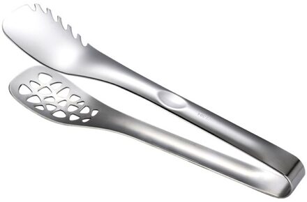 2 Stuks Rvs Eten Tang Japanse Stijl Barbecue Klem Keuken Presenteren Tong Voor Gebakken Vis Steak Keuken Accessoires Half Hollow