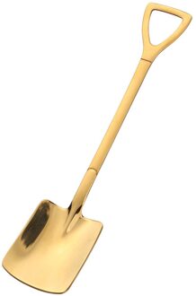 2 Stuks Rvs Lange Steel Lepel Retro Schop Lepel Dessert Koffie Lepel B