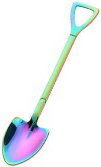 2 Stuks Rvs Lange Steel Lepel Retro Schop Lepel Dessert Koffie Lepel