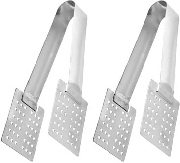 2 Stuks Rvs Theezakje Klem Multi-Functionele Voedsel Houder Clip Thee Set Accessoires