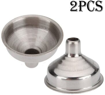 2 Stuks Rvs Trechter Voor Fles Drank Fles Trechter Roestvrijstalen Keuken Olie Vloeistof Trechter Voor Inblikken Keuken Gereedschap