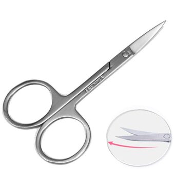 2 Stuks Rvs Vinger/Teen Nagelverzorging Gebogen Schaar Manicure Nagelriem Schaar Dode Huid Pusher Remover Schaar laarzen