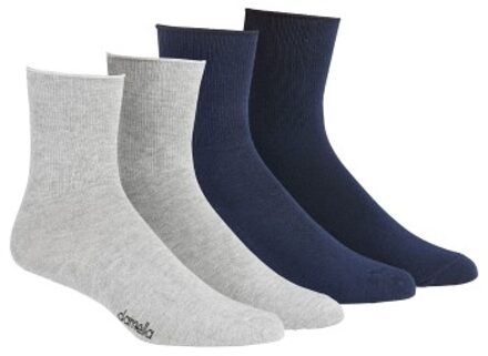 2 stuks Seamless Socks * Actie * Blauw,Versch.kleure/Patroon,Grijs,Roze,Rood,Zwart,Wit - Maat 35/38,Maat 39/42,Maat 43/46