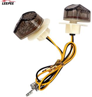 2 Stuks/set Amber Lampada Indicator Lamp Motorfiets Verlichting Knipperlichten