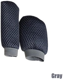 2 Stuks/set Auto Handrem Grips Handrem Pookknop Cover Universal Auto Decoratie Auto-Styling Handrem Cover mouw Grijs