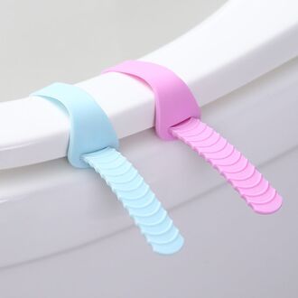 2 Stuks Silicone Verstelbare Sanitaire Potje Wc Lifter Band Cover Riem Vermelding Toiletbril Lifters Closestool Handvat Badkamer