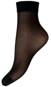 2 stuks Silky Ankle Socks Beige,Zwart - One Size