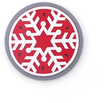 2 Stuks Sneeuwvlok Siliconen Kom Drinken Coffee Cup Pad Onderzetters Placemats Anti Pad Antislip Eettafel tafel Matten Keuken sneeuwvlok grijs