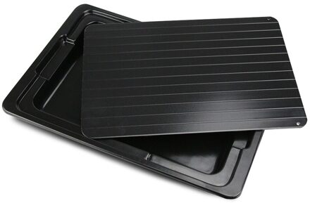 2 Stuks Snelle Ontdooien Lade Dooi Voedsel Vlees Fruit Quick Ontdooien Plaat Board Ontdooien Keuken Gadget Tool 35.5x20.5x0.2cm