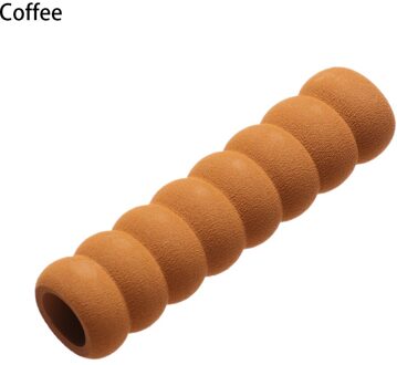 2 Stuks Soft Foam Elastische Deurgreep Cover Deurknop Guard Protector Anti-Collision Deurstopper Veiligheid Baby Kinderen Dagelijks bescherming 2stk koffie